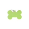 Placa Identificativa Perro Hueso Verde XL