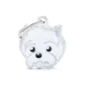Placa Identificativa Perro West Highland White