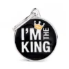Placa I'M THE KING Tamaño Medio
