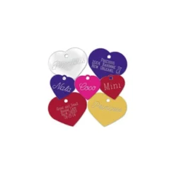 Placas Forma de Corazón Personalizada