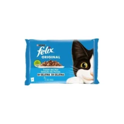 Purina Felix Selección de Pescados en Gelatina 4 x 85g