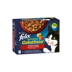 Purina Felix Sensations Gelatinas Surtido de Sabores Sobres 12x85g