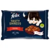Purina Felix Tasty Shreds Festin de Sabores 4x80g