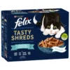 Purina Felix Tasty Shreds Festin del Mar 12x80g