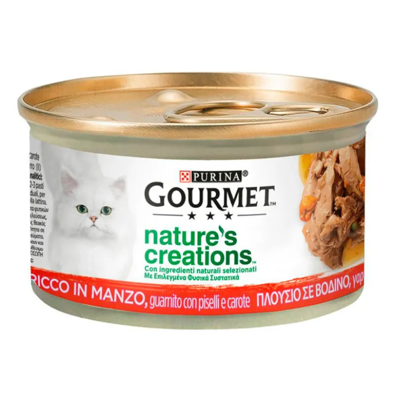Purina Gourmet Nature's Creations Buey 85g