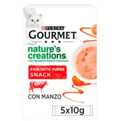 Purina Gourmet Nature's Creations Snack Puré de Buey
