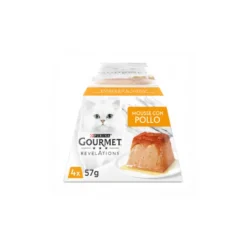 Purina Gourmet Revelations Mousse con Pollo 4 x 57g