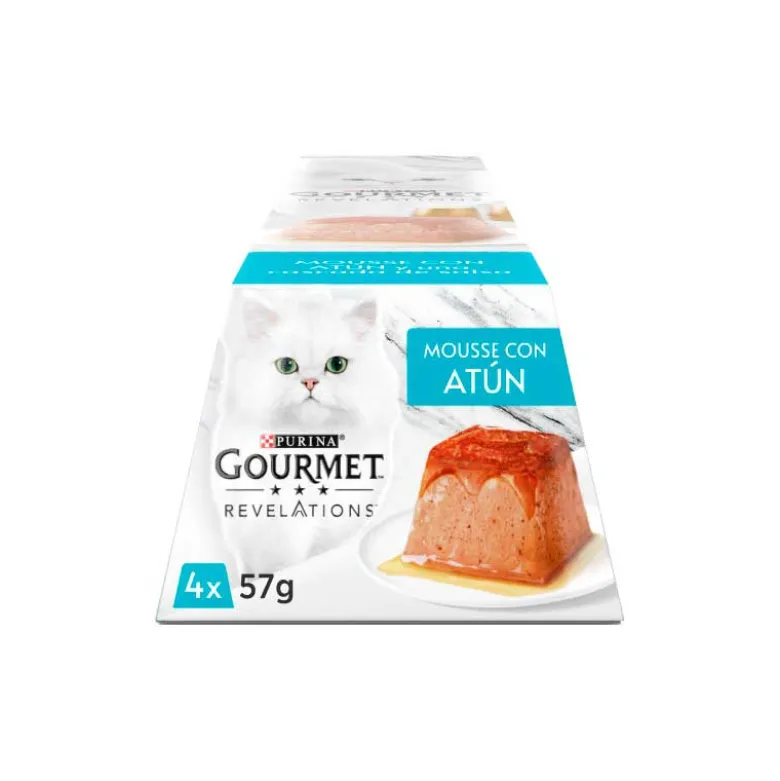 Purina Gourmet Revelations Mousse con Atún 4 x 57g