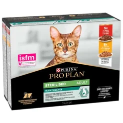 Purina Pro Plan Esterilizado Adulto Buey y Pollo para Gatos 10x85g