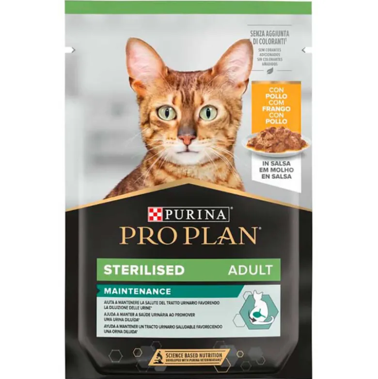 Purina Pro Plan Maintenance para Gatos Esterilizados con Pollo 85g