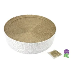 Rascador Ecoline de Cartón Cama y Catnip para Gatos