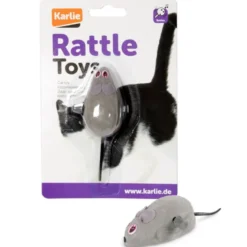 Ratón Gris Mecánico Karlie para Gatos