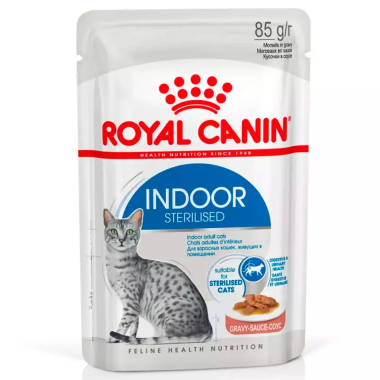 Royal Canin Indoor en Salsa para Gatos 85g