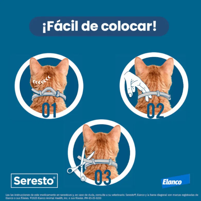 Seresto Collar Antiparasitario para Gatos
