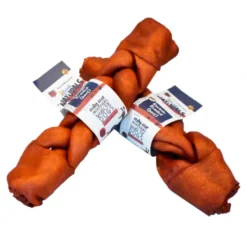 Snack Fresh Naturals Hueso Ahumado Trenzado para Perros