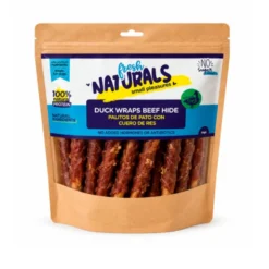 Snack Fresh Naturals Palitos de Pato con Cuero de Res para Perros