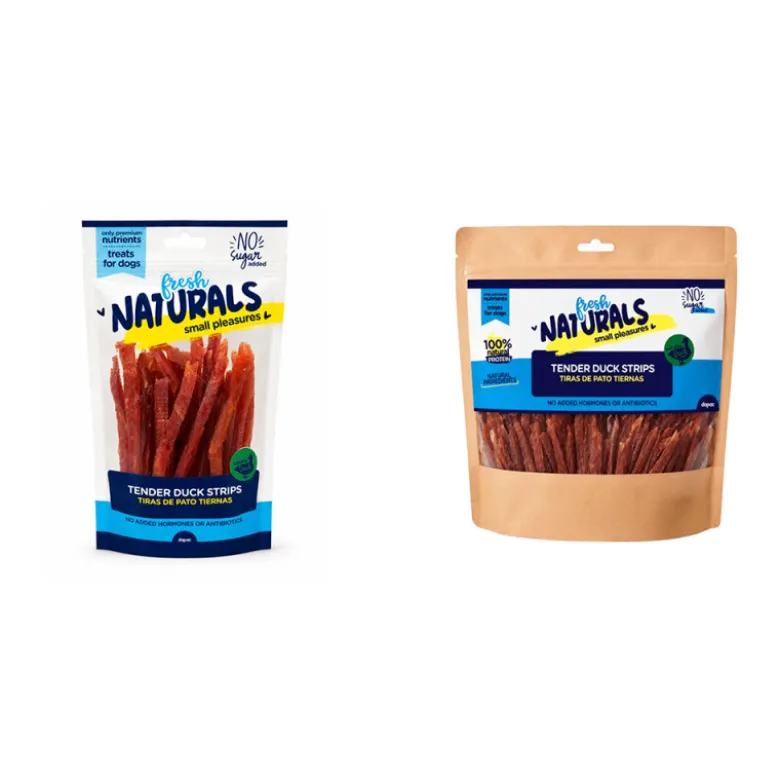 Snack Fresh Naturals Tiras de Pato Tiernas para Perros