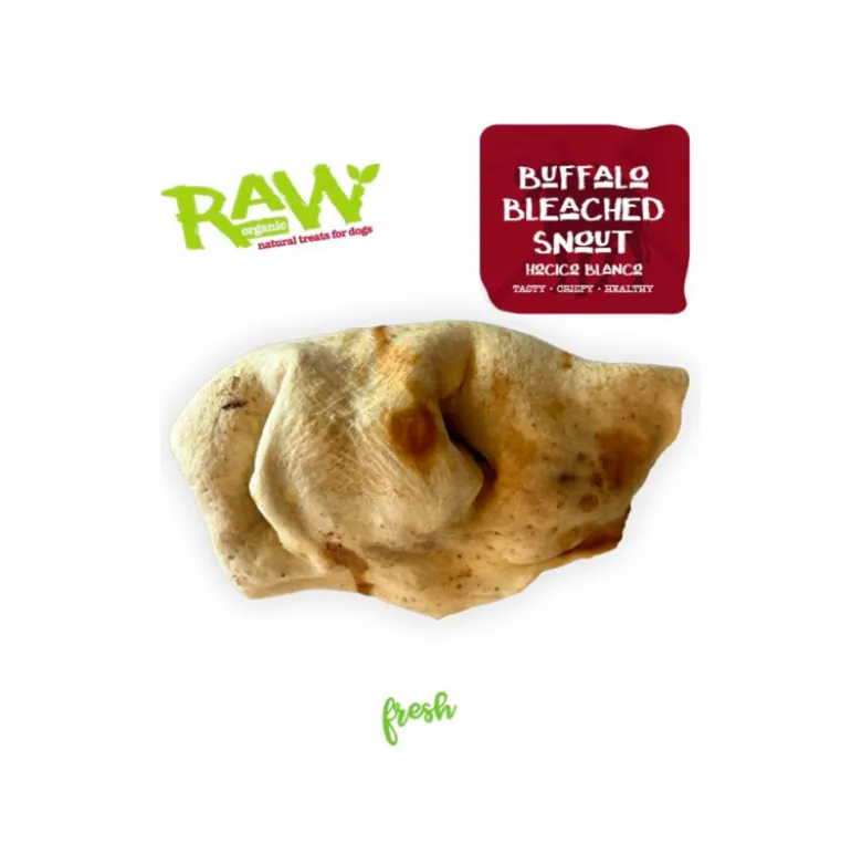 Snack Fresh Raw Pack Hocico Blanco de Búfalo para Perros