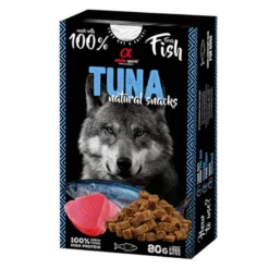 Snack Natural Alpha Spirit de Atún para Perros