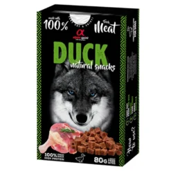 Snack Natural Alpha Spirit de Pato para Perros