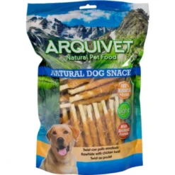 Snack Palitos con Pollo Enrollado Natural Arquivet 1kg