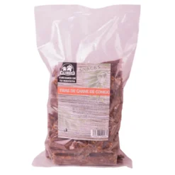 Snack Quibropets Tiras Carne de Conejo 1kg para Perros
