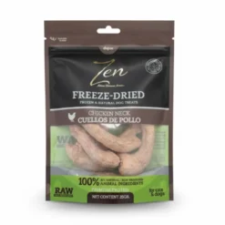 Snack Zen Freeze Dried Cuellos de Pollo Liofilizado para Perros y Gatos
