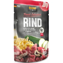 Sobre Belcando Ternera y Noodels con Calabacín 125g