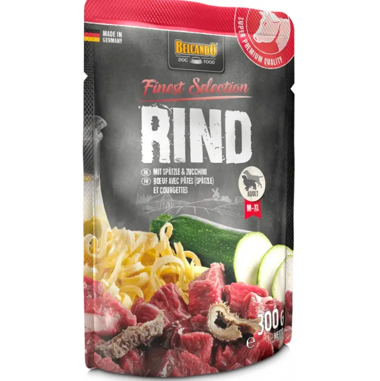 Sobre Belcando Ternera y Noodels con Calabacín 125g