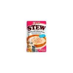Sobre Inaba Ciao Stew Pollo y Salmón para Gatos 40g
