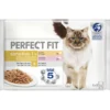 Sobres Perfect Fit Sensitive 1+ Gatos Esterilizados Pollo y Salmón