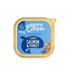 Tarrina Edgard Cooper Adulto Salmón y Pavo 150g