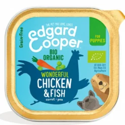 Tarrina Edgard Cooper Pollo y Pescado Ecológico Puppy Bio 100g