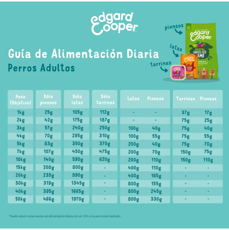 Tarrina Edgard Cooper Ternera Ecológico Adult Bio 100g