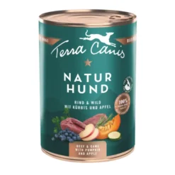 Terra Canis Buey y Venado con Calabaza, Manzana y Arándanos 400g