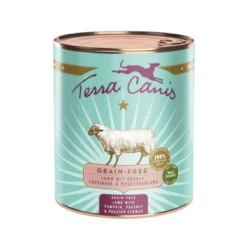 Terra Canis Grain Free Cordero con Calabaza, Chirivía y Flor de la Pasión 800g