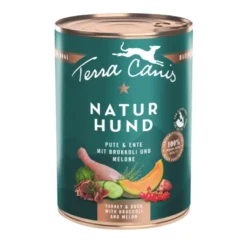 Terra Canis Pato y Pavo con Brécol, Melón y Grosella Roja 400g