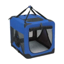 Transportin Nylon Plegable Azul 81cm para Perros