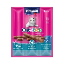 Vitakraft Stick Mini Healthy Salmon & Omega 3 para Gatos