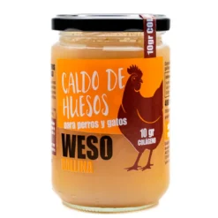 Weso Caldo Huesos de Gallina para Perros y Gatos