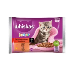 Whiskas Junior Selección Clásica Salsa para Gatos 4x85g