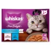 Whiskas Pure Delight Laminas de Pescado Salmón y Atún 4x85g
