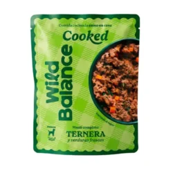 Wild Balance Alimento Cocinado de Ternera y Verduras para Perros