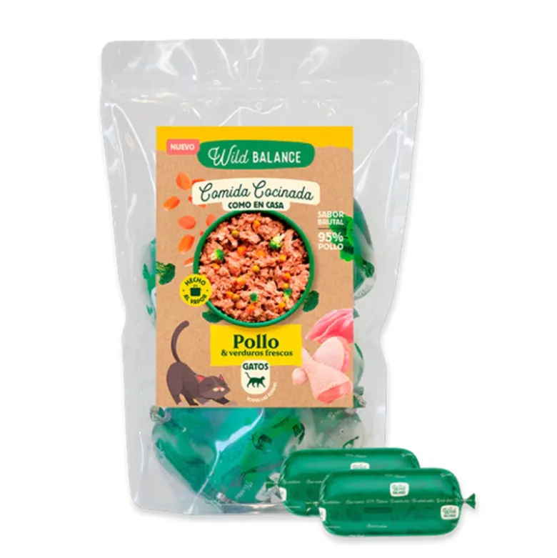 Wild Balance Alimento Cocinado Pollo para Gatos