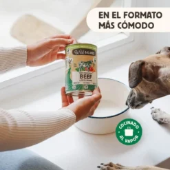 Wild Balance Menú Completo Cocinado al vapor Ternera para Perros