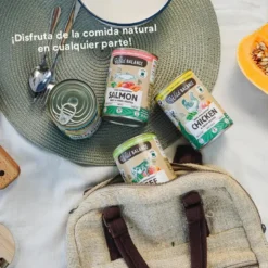 Wild Balance Menú Completo Cocinado al vapor Salmón y Ternera para Perros