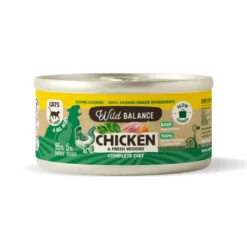Wild Balance Menú Completo Cocinado al vapor Pollo para Gatos
