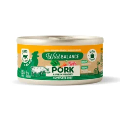 Wild Balance Menú Completo Cocinado al vapor Cerdo para Gatos