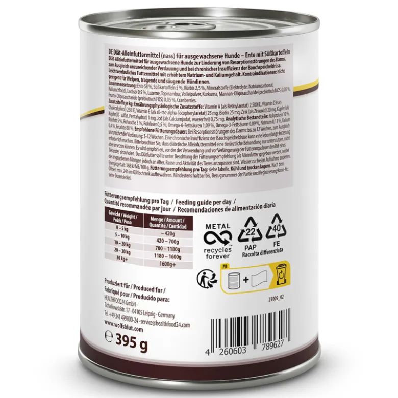 Wolfsblut Húmedo VetLine Gastrointestinal Adult para Perros 395g