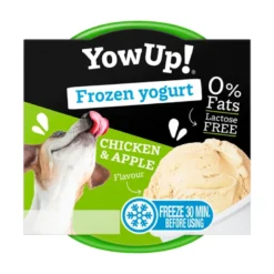 YowUp! Helado Yogurt Tartar de Pollo y Manzana para Perro